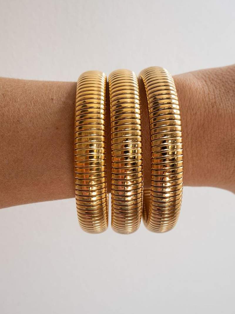 Bracelete canelada — vista 2