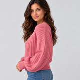 Helena | Camisola de Malha Canelada