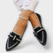 Dalva - Sapatos rasos para mulher com nó