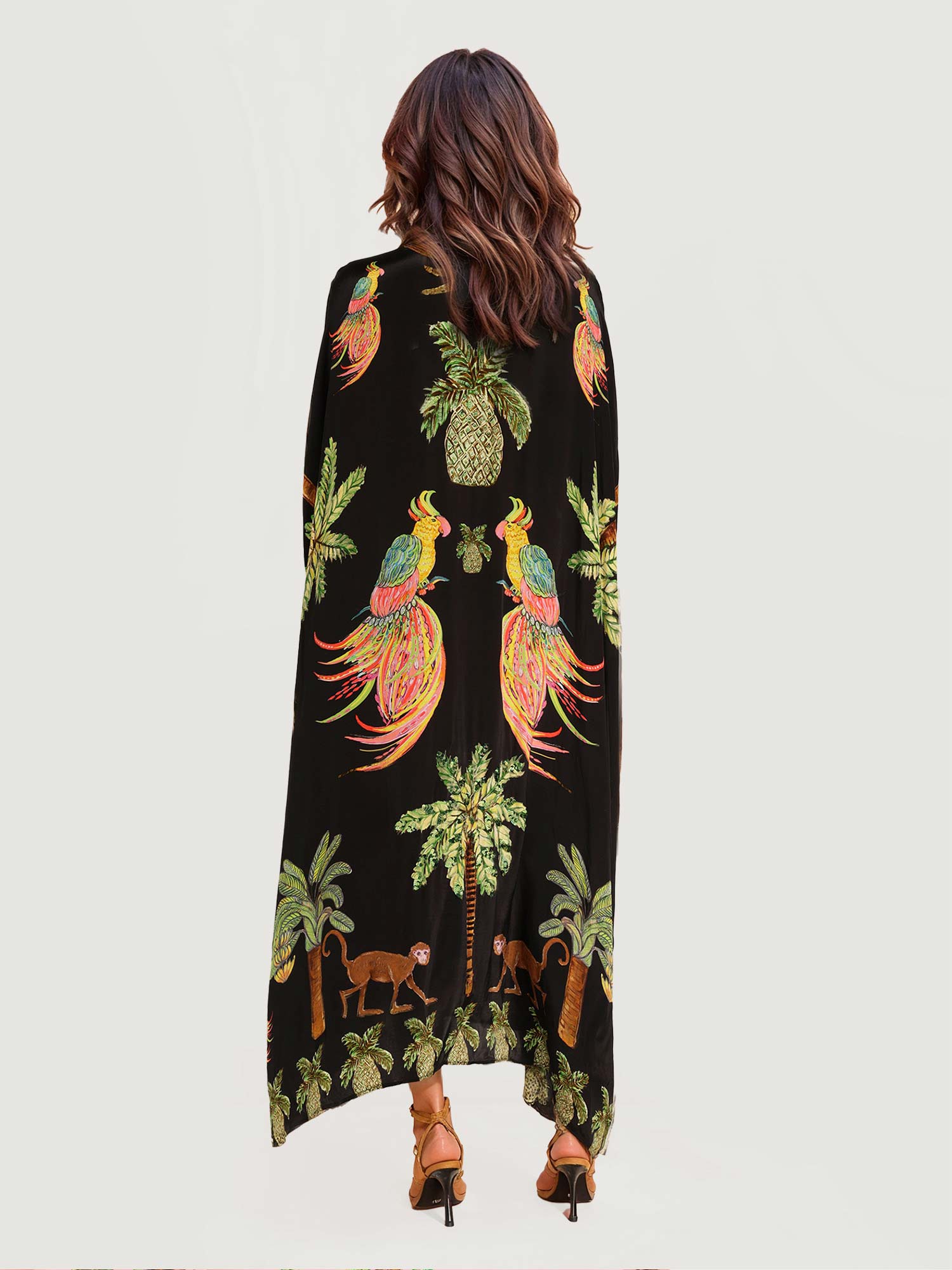 Alessandra - Vestido Longo Estampado — vista 3