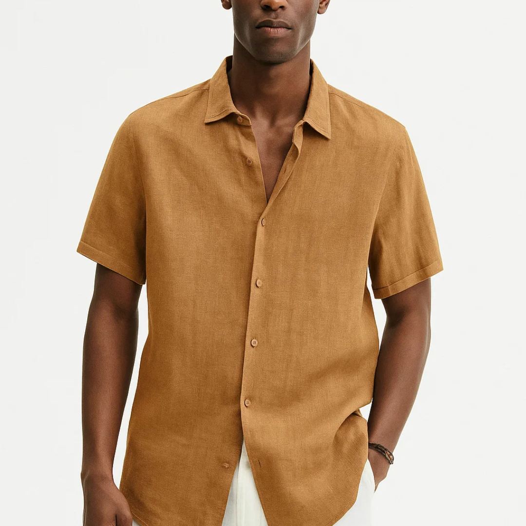 Camisa de Botão - Colarinho Aberto — vista 4