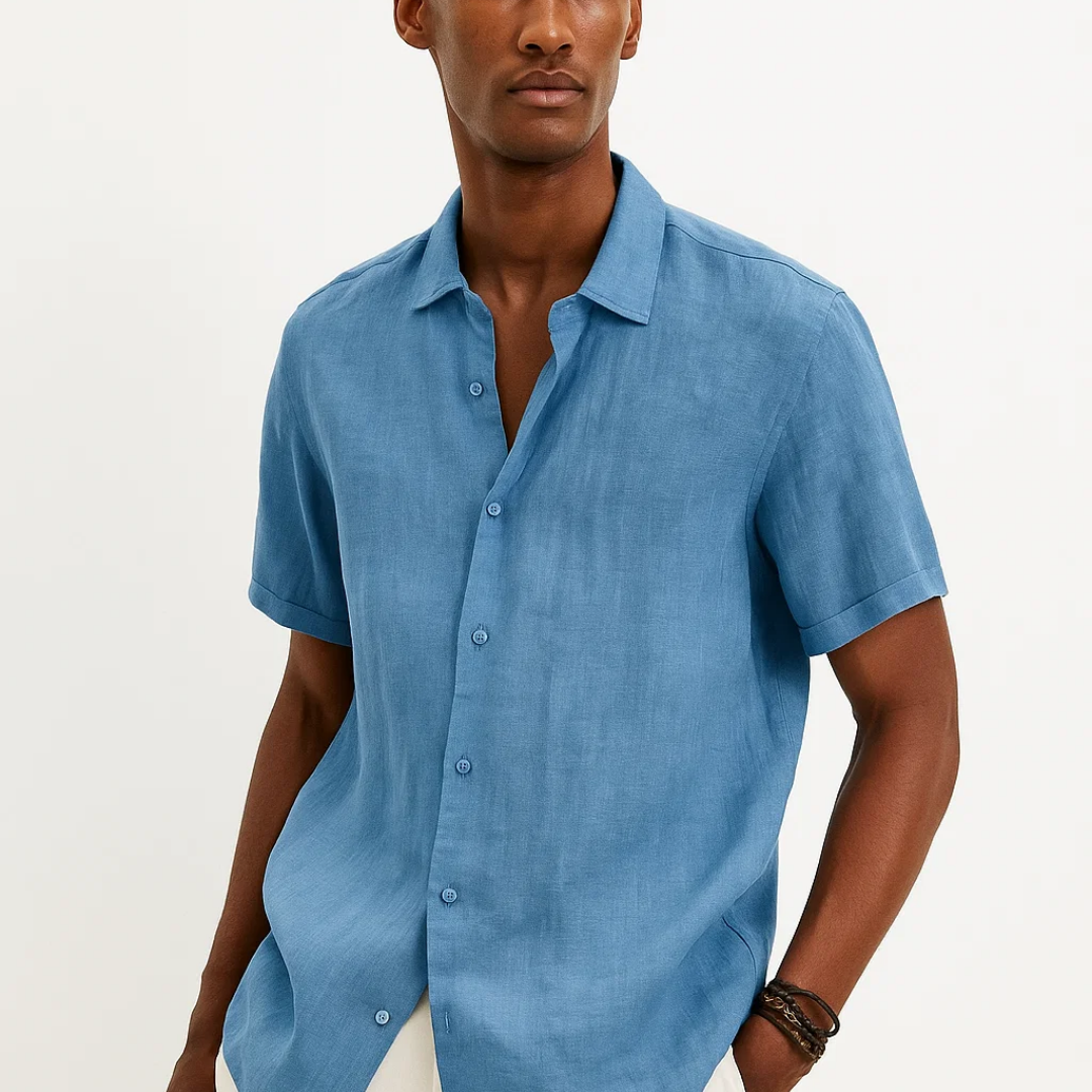 Camisa de Botão - Colarinho Aberto — vista 5