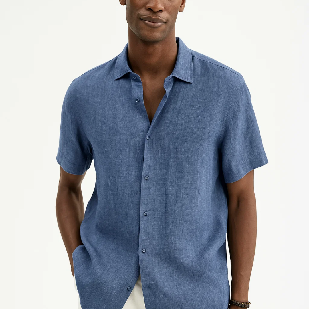 Camisa de Botão - Colarinho Aberto — vista 6
