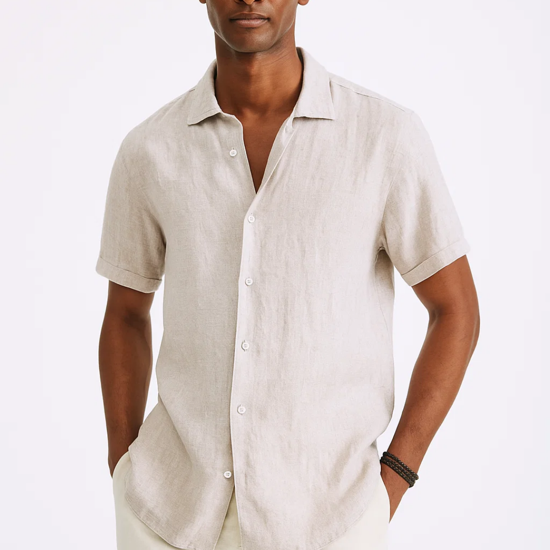 Camisa de Botão - Colarinho Aberto — vista 7