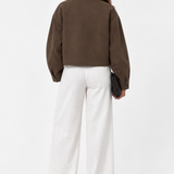 Mafalda | Casaco Oversized em Camurça