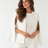 Clara | Blazer Capa de Corte Fluido