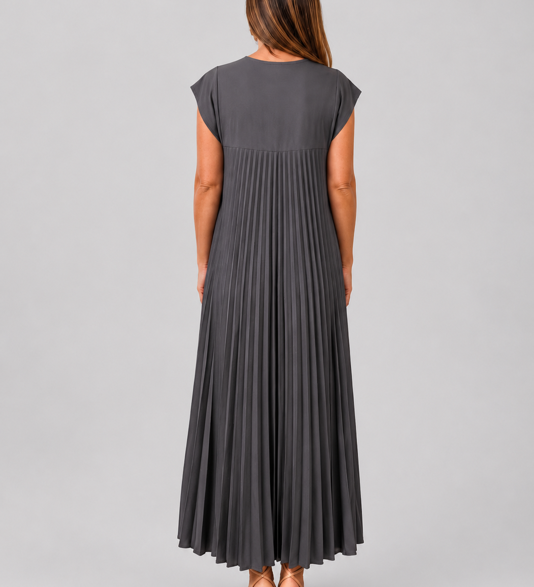 Fernanda - Vestido Plissado Conforto — vista 2