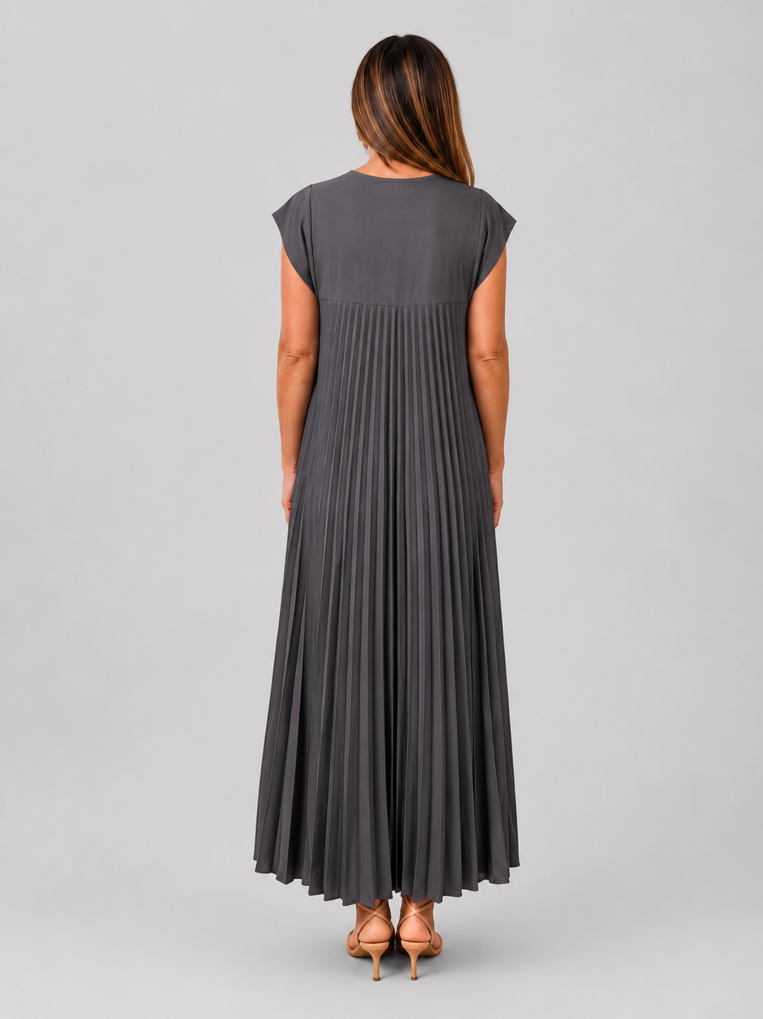 Fernanda - Vestido Plissado Conforto — vista 2