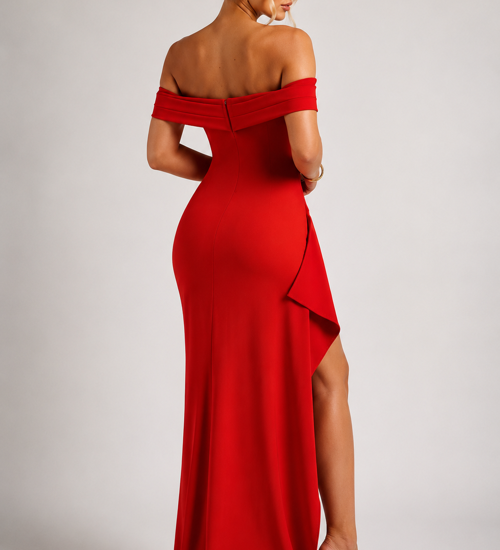 Alexandra - Vestido Longo Ombro a Ombro