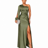 Luna | Vestido Maxi Drapeado