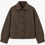 Mafalda | Casaco Oversized em Camurça