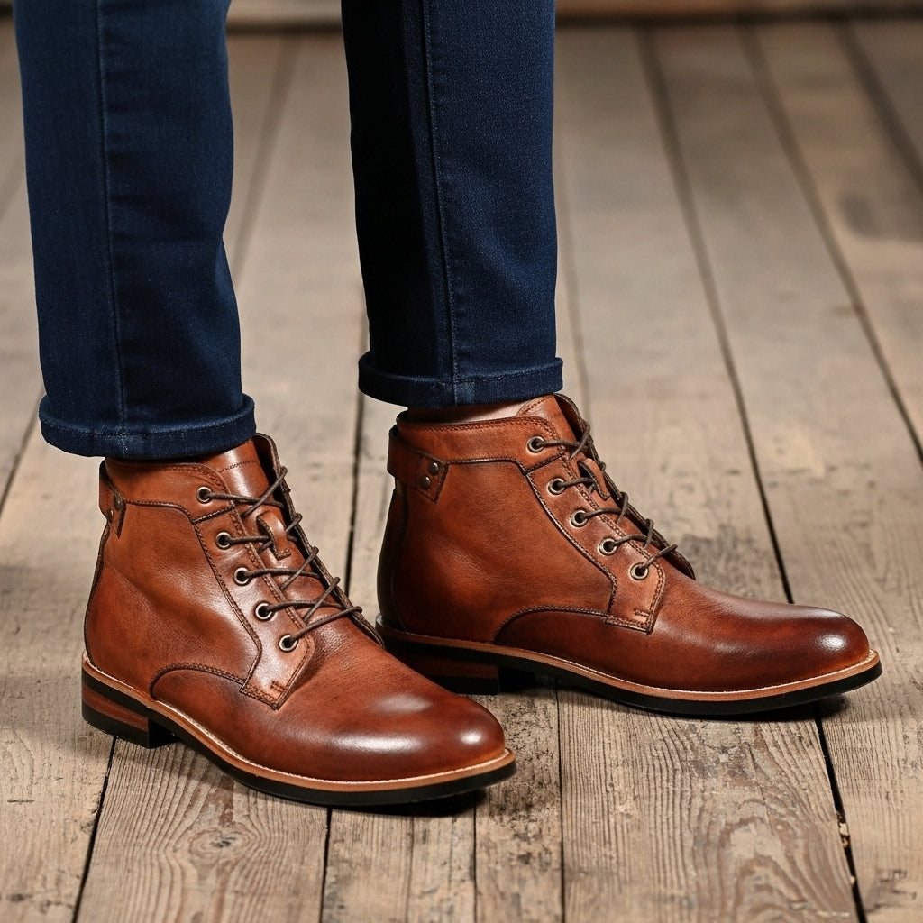 Caio - Botas Ponta Redonda Retro — vista 2