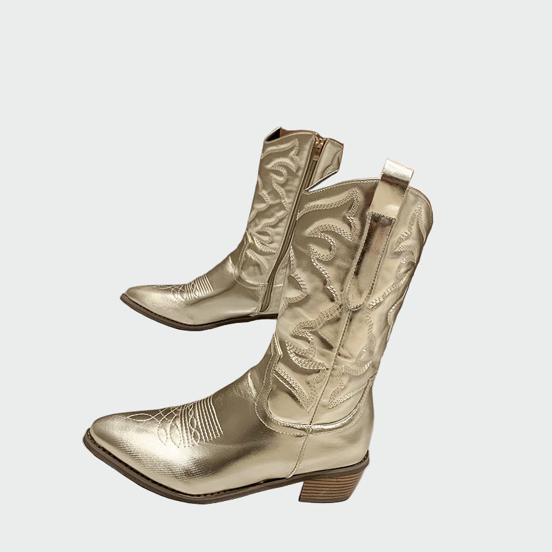 Botins de cowboy metálicos — vista 2