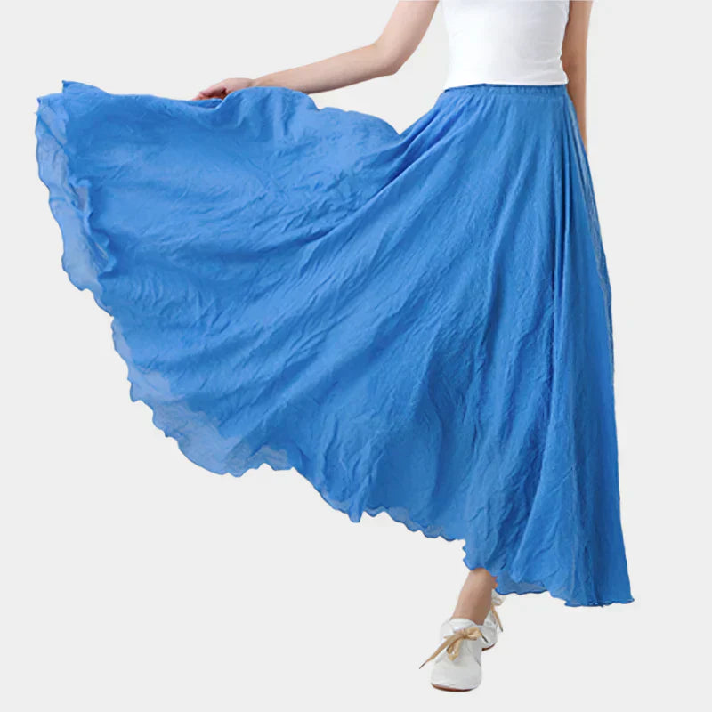 Saia Elegante de Cintura Alta