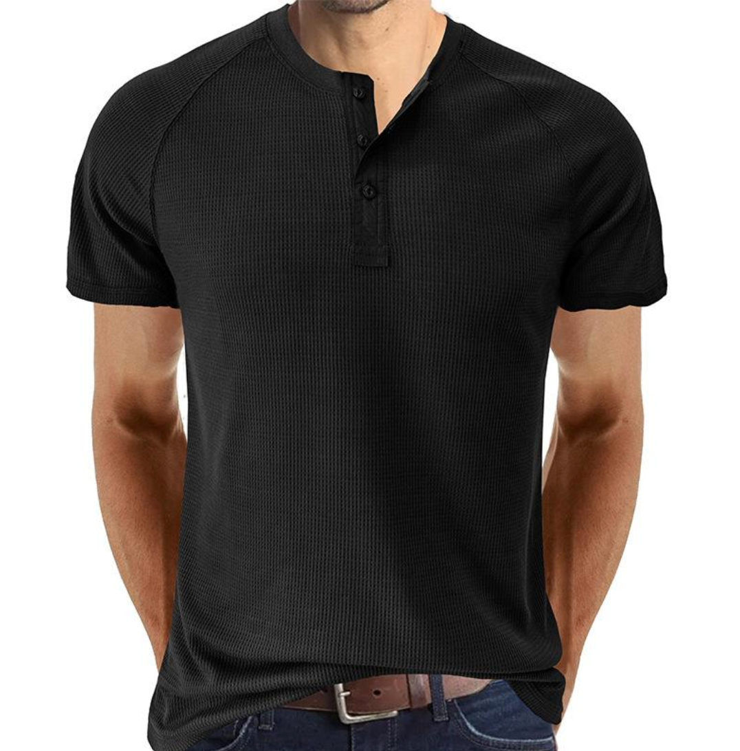 Camisa Henley - Abertura de Botões — vista 3