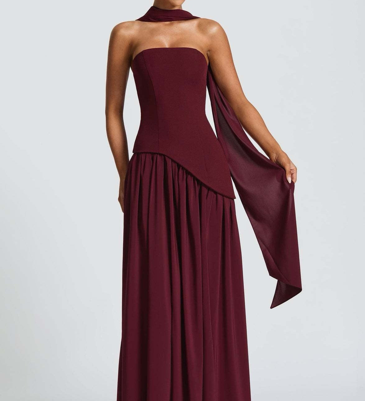 Nayara - Vestido Maxi Fenda Amarelo — vista 8