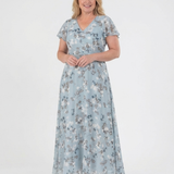 Noémie | Vestido Maxi em Chiffon Floral