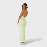 Camila - Vestido comprido com pregas — vista 6