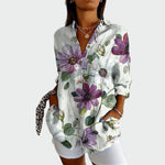 Camisa estilosa com estampa floral — vista 12