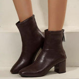 Helena | Botins com salto em bloco