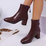 Helena | Botins com salto em bloco