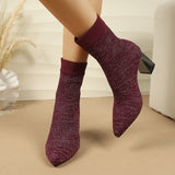 Isabel | Botins meia com salto