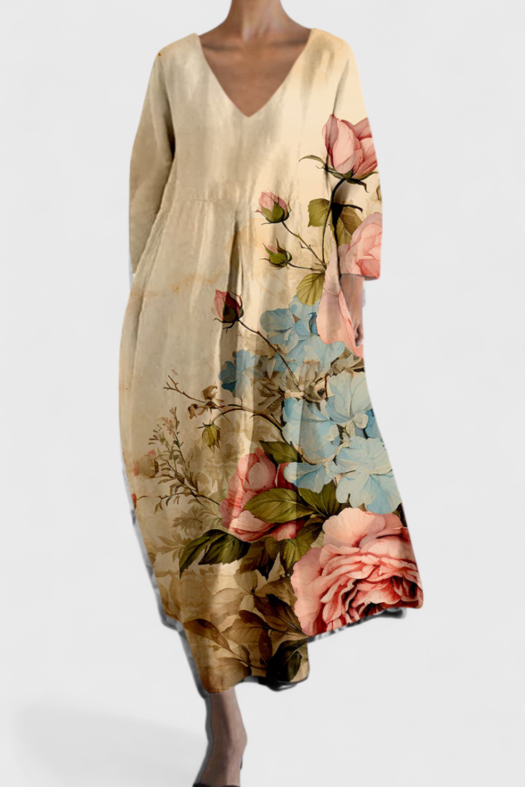 Ana - Vestido Fluido com Estampa — vista 8
