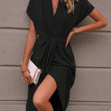 Caia - Vestido Midi Envelope — vista 8
