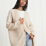 Laura | Cardigan Oversized Canelado