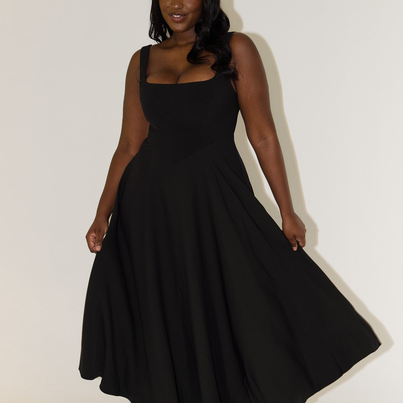 Amélia - Vestido Midi Intemporal — vista 9