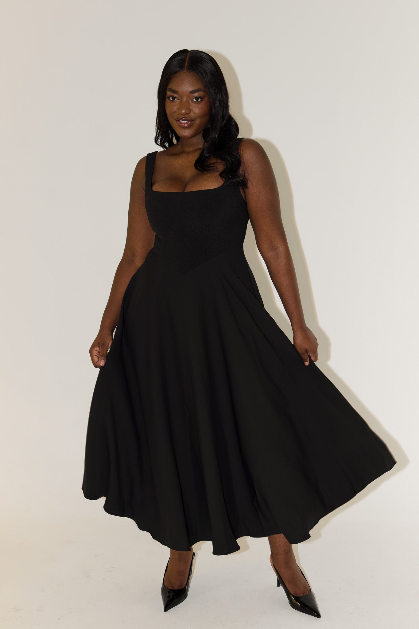 Amélia - Vestido Midi Intemporal — vista 9