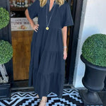Carlota - Vestido Maxi com Movimento — vista 7