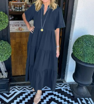 Carlota - Vestido Maxi com Movimento — vista 7