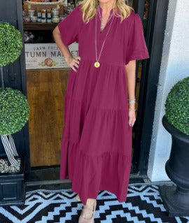 Carlota - Vestido Maxi com Movimento — vista 5
