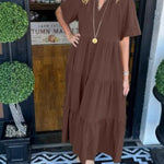 Carlota - Vestido Maxi com Movimento — vista 6