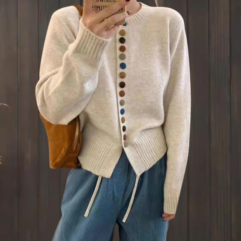Olívia | Cardigan de Malha com Botões