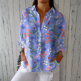 Ana - Blusa Floral Leve Jardim