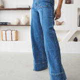 Constança | Calças wide leg com bolsos