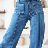Constança | Calças wide leg com bolsos