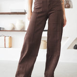 Constança | Calças wide leg com bolsos