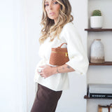 Leonor | Camisola de malha com cintura ajustável