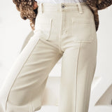 Constança | Calças wide leg com bolsos