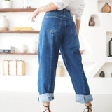 Beatriz | Jeans baggy balloon de cintura subida