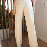 Francisca | Jeans wide leg em ganga crua