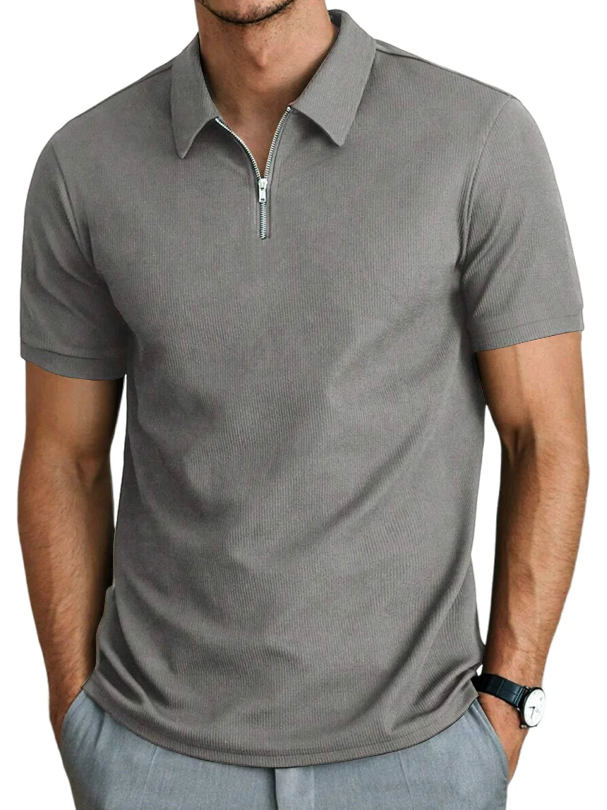 Camisa Polo - Mistura Leve Relaxado — vista 3