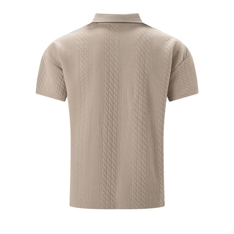 Camisa Polo - Textura Jacquard Relaxado — vista 3