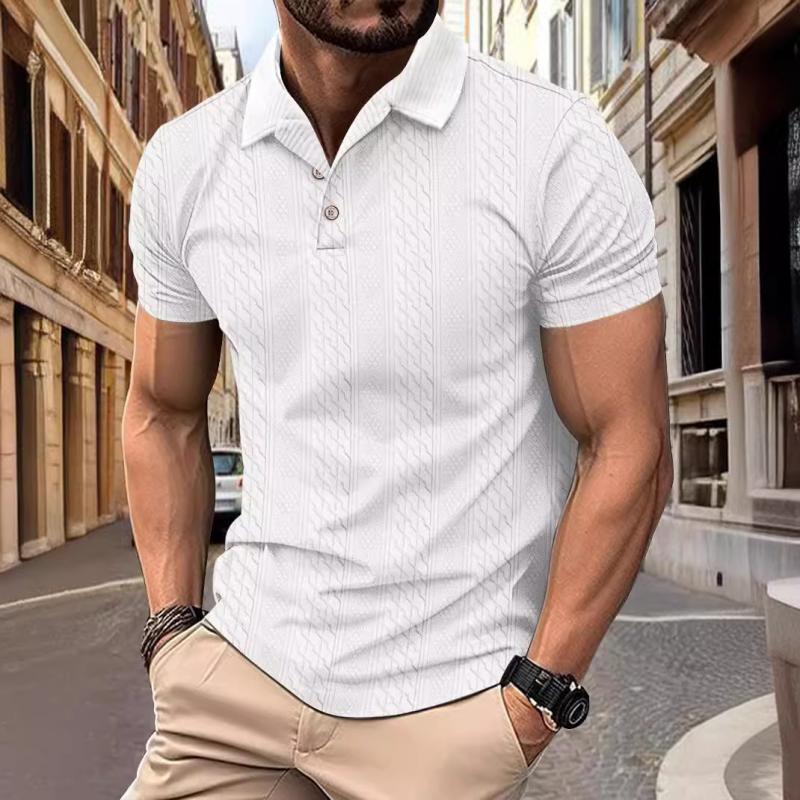 Camisa Polo - Textura Jacquard Relaxado — vista 6