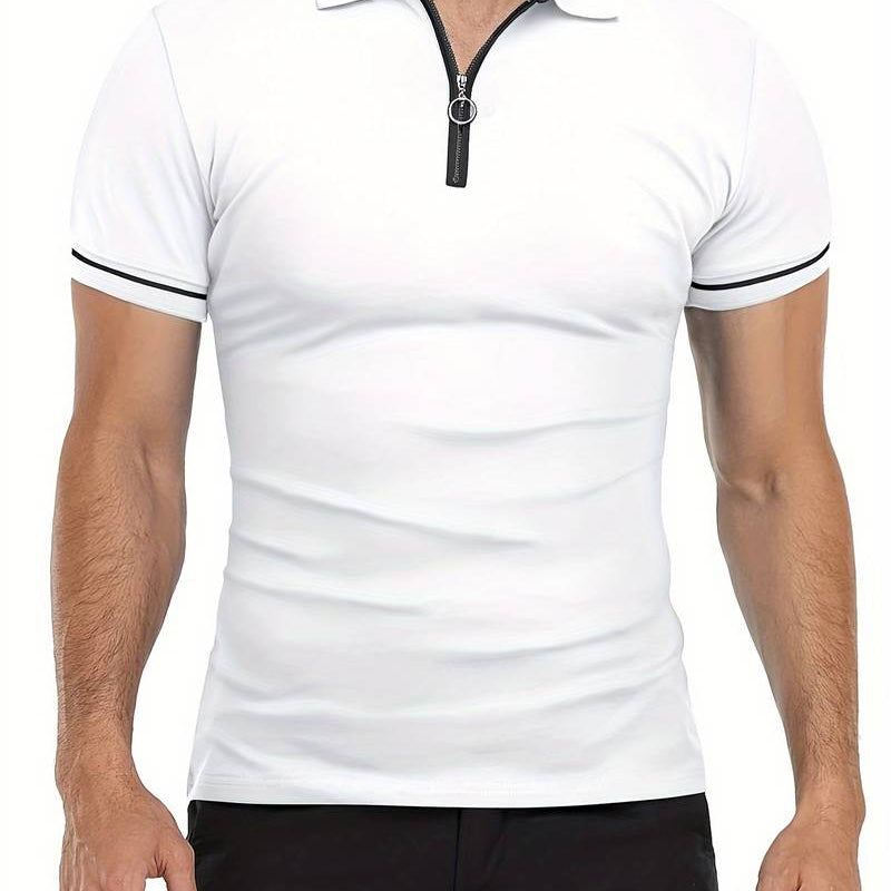 Camisa Polo - Gola com Zíper Respirável
