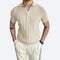 Camisa Polo - Mistura Elástica Decote V — vista 3