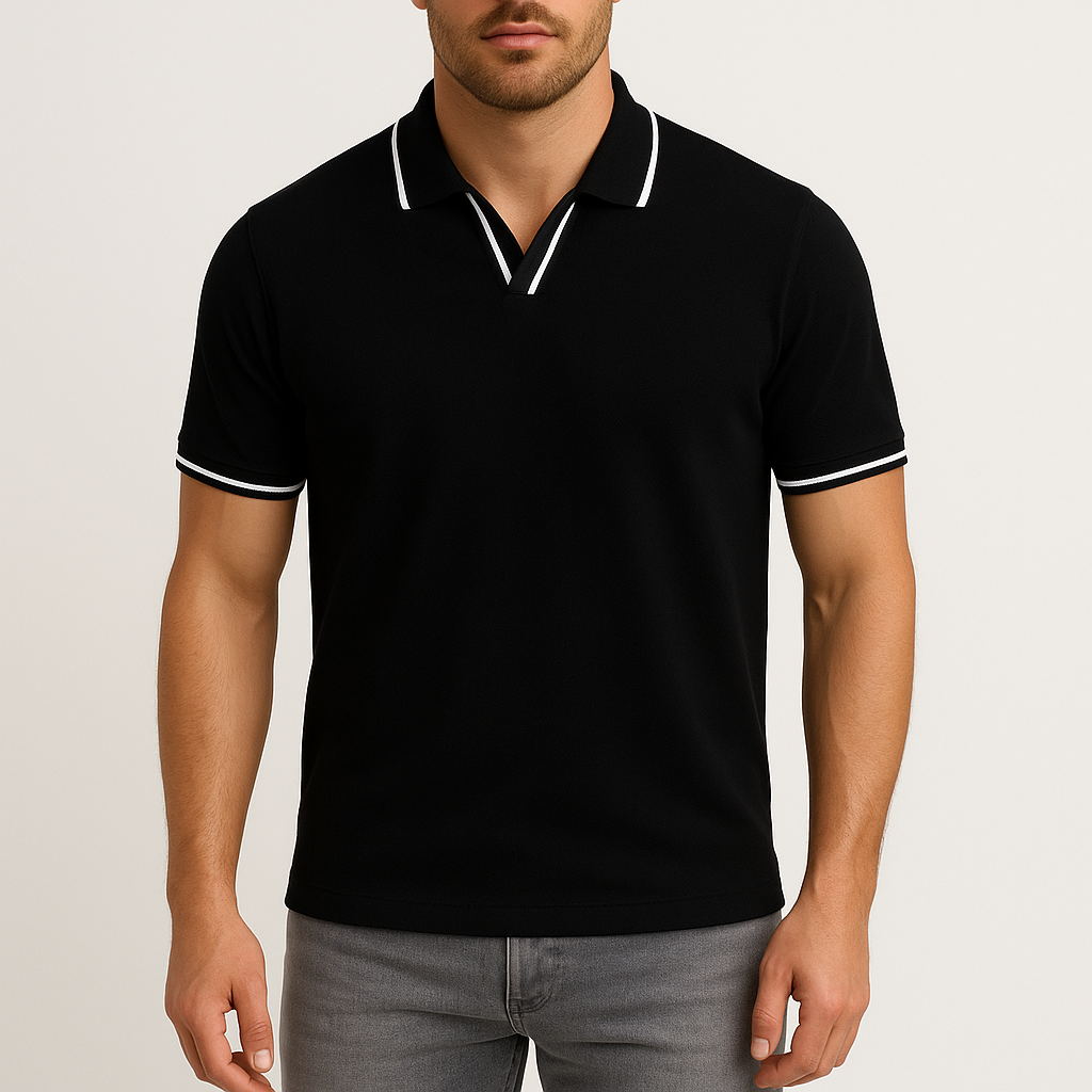 Camisa Polo - Acabamento Contrastante — vista 2